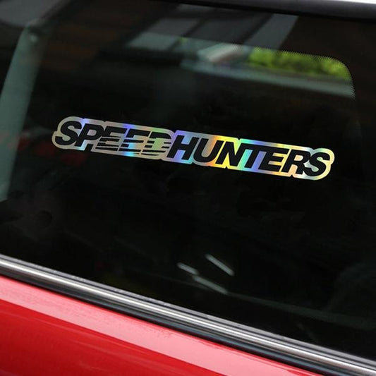 Car Stickers 3D  SPEEDHUNTERS Former Super Personality Windshield Stickers and Decals Car Styling JDM Funny Sticker On Car