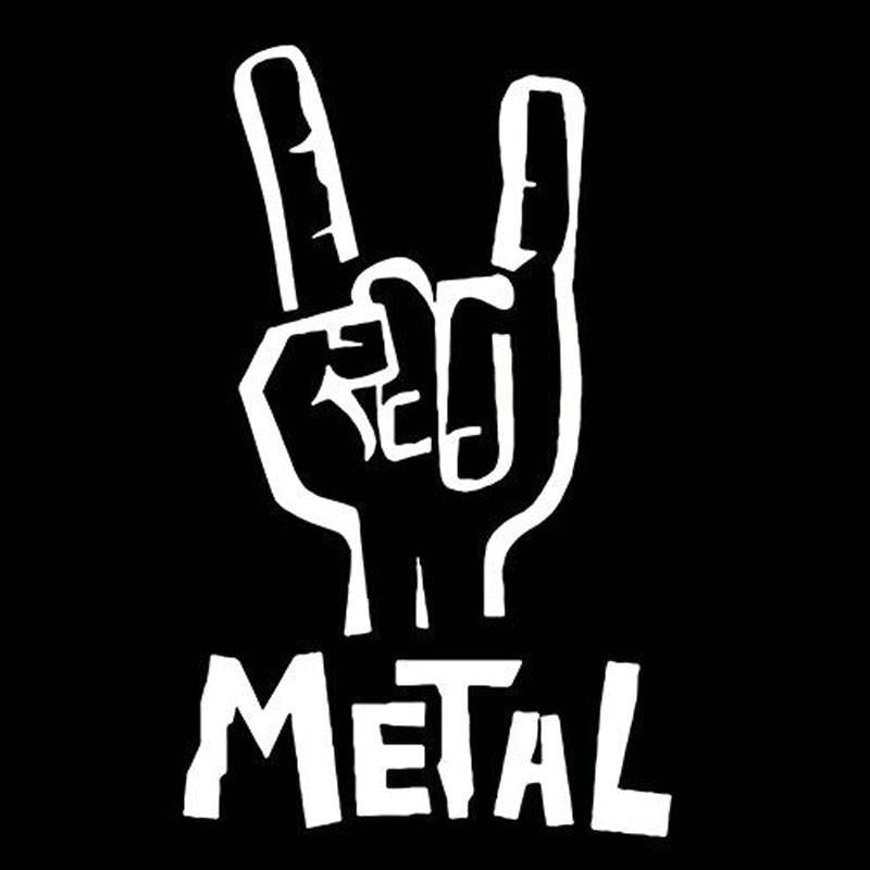 Car Sticker Vinyl 7.6*12.1cm Heavy Metal Electric Bass Guitar Rock Sticker On Car Decal Motorcycle Car Styling Auto Stickers 3D