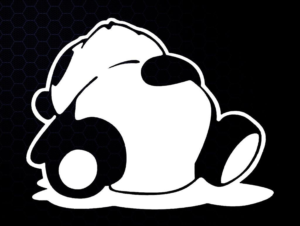 Sleepy Panda Decal Vinyl Truck Car Window Sticker Funny Cool Cute Drift JDM