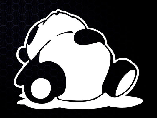 Sleepy Panda Decal Vinyl Truck Car Window Sticker Funny Cool Cute Drift JDM