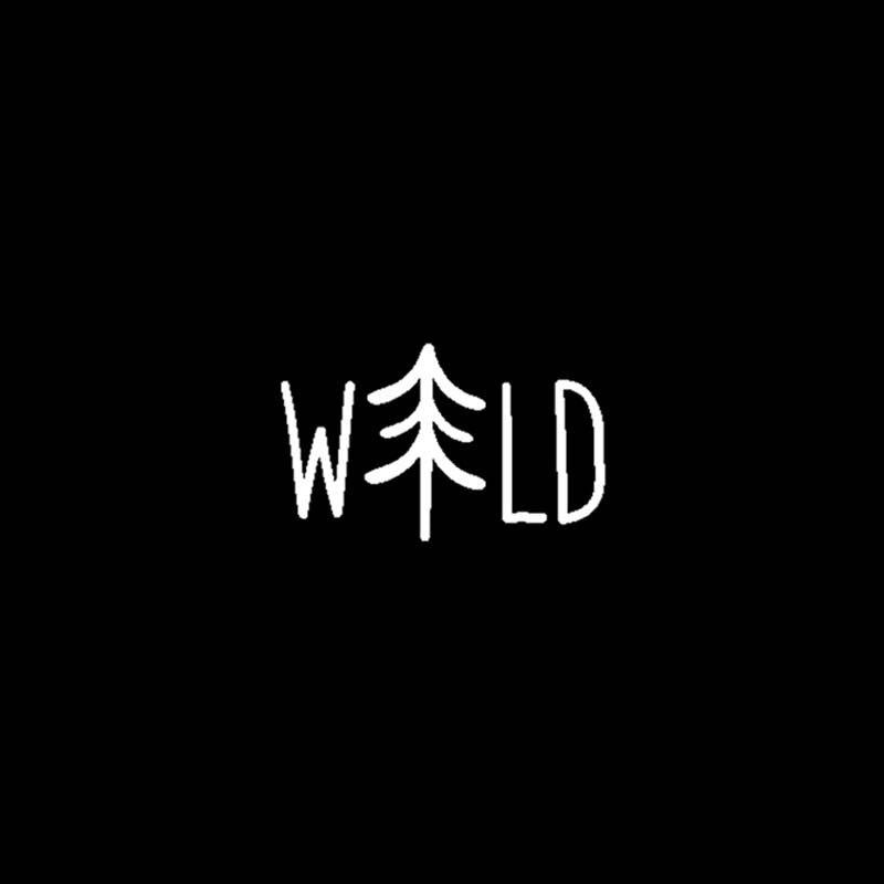 12.7CM*7.9CM Wild Adventure Vinyl Motorcycle Car Sticker Decals Black/Silver C13-000363