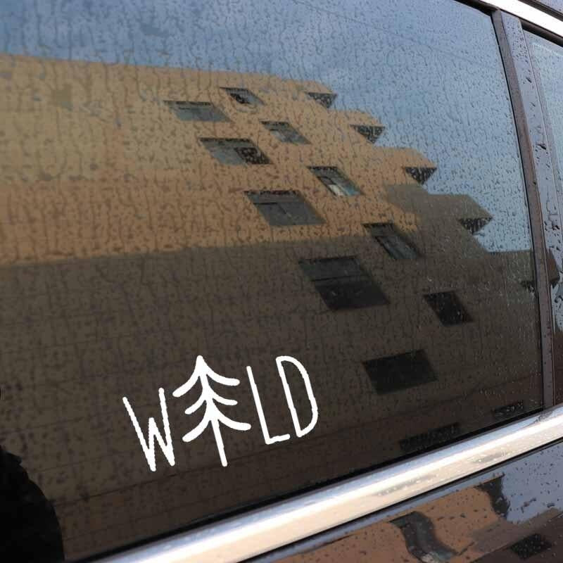 12.7CM*7.9CM Wild Adventure Vinyl Motorcycle Car Sticker Decals Black/Silver C13-000363