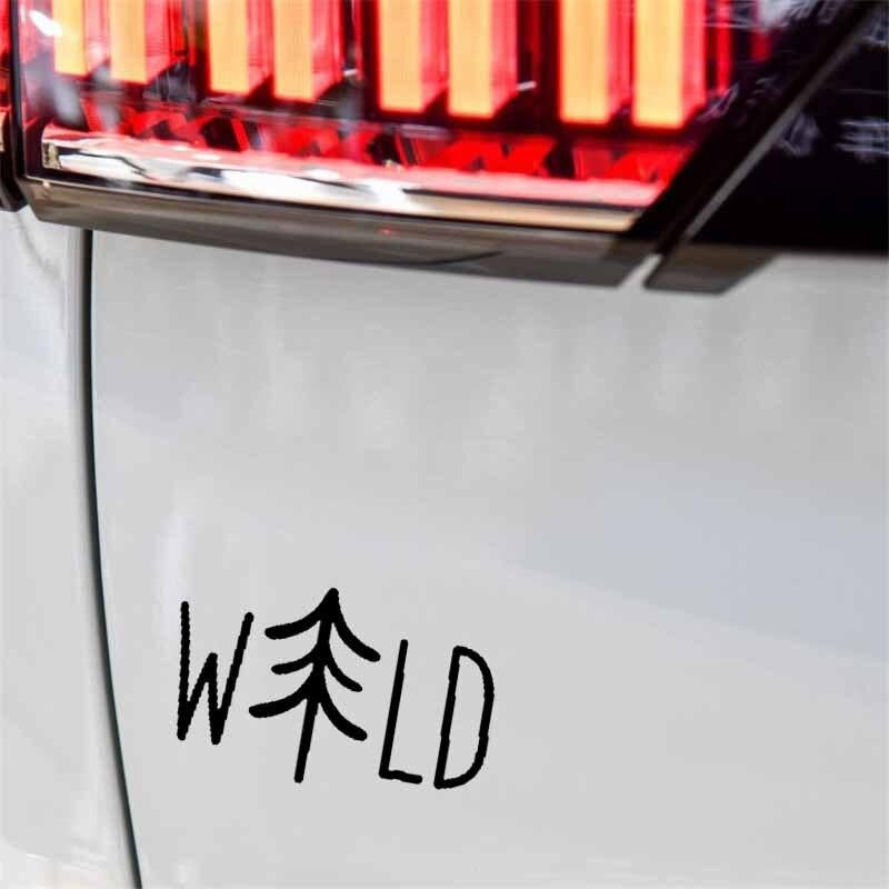 12.7CM*7.9CM Wild Adventure Vinyl Motorcycle Car Sticker Decals Black/Silver C13-000363