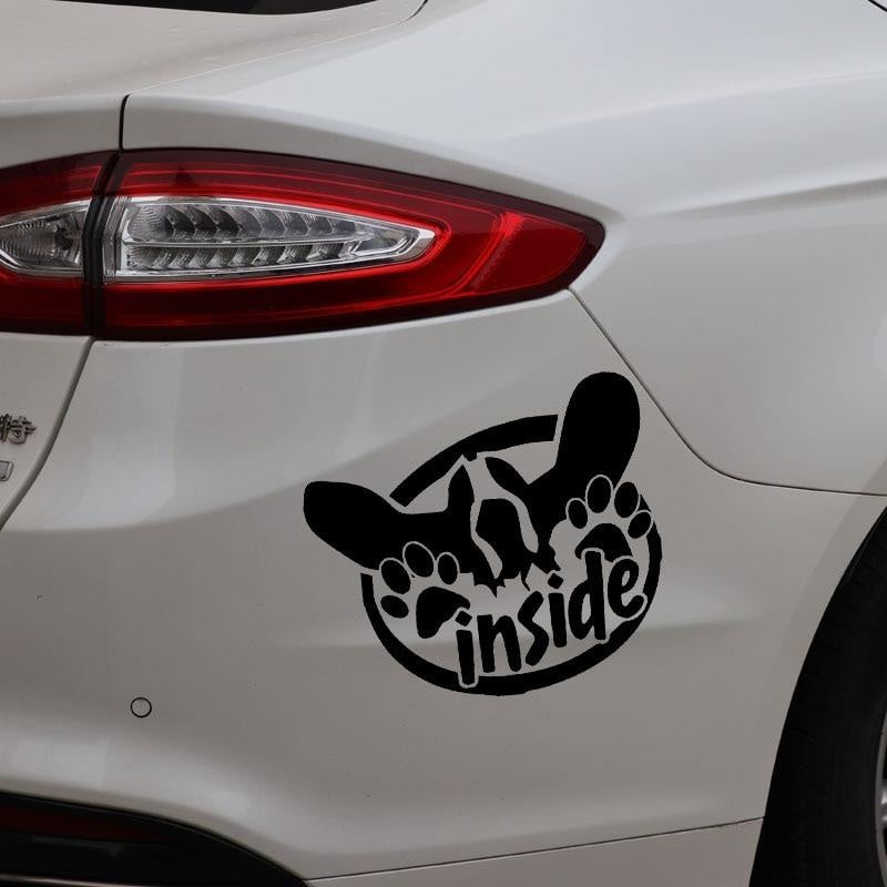15.5X13.7CM Basset Hound Car Sticker Decal Vinyl Window Car Body Bumper Decor Black/Silver C24-1571