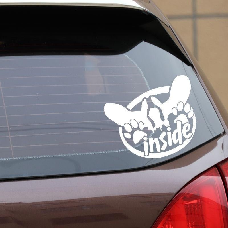 15.5X13.7CM Basset Hound Car Sticker Decal Vinyl Window Car Body Bumper Decor Black/Silver C24-1571