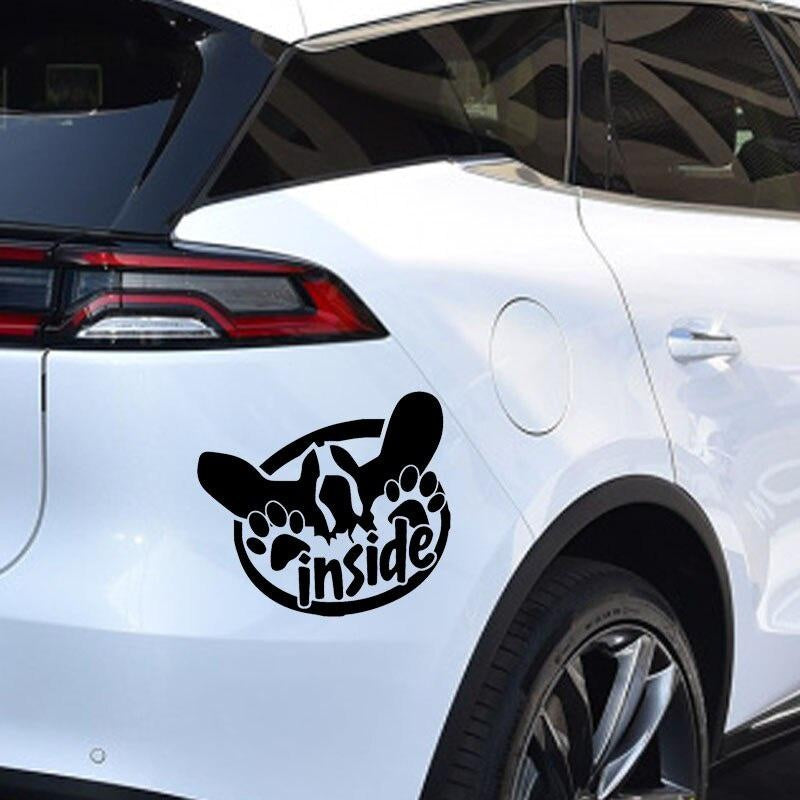 15.5X13.7CM Basset Hound Car Sticker Decal Vinyl Window Car Body Bumper Decor Black/Silver C24-1571
