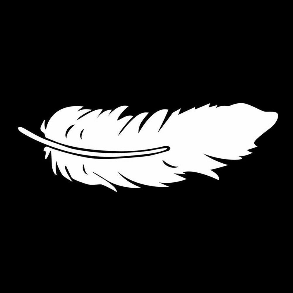 New Fashion Car Styling Headlight Sticker Bumper Rearview Feather Decal