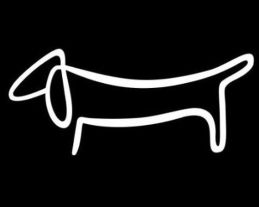 New Brand Keen Dachshund Decal Vinyl Sticker Cars Trucks Vans Walls Laptop|White|5.5 in