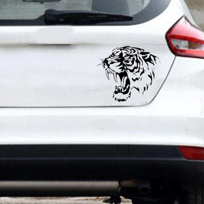 Best Selling Car Sticker Decal Tiger Head Car Motorcycle Helmet Side Sticker Decals