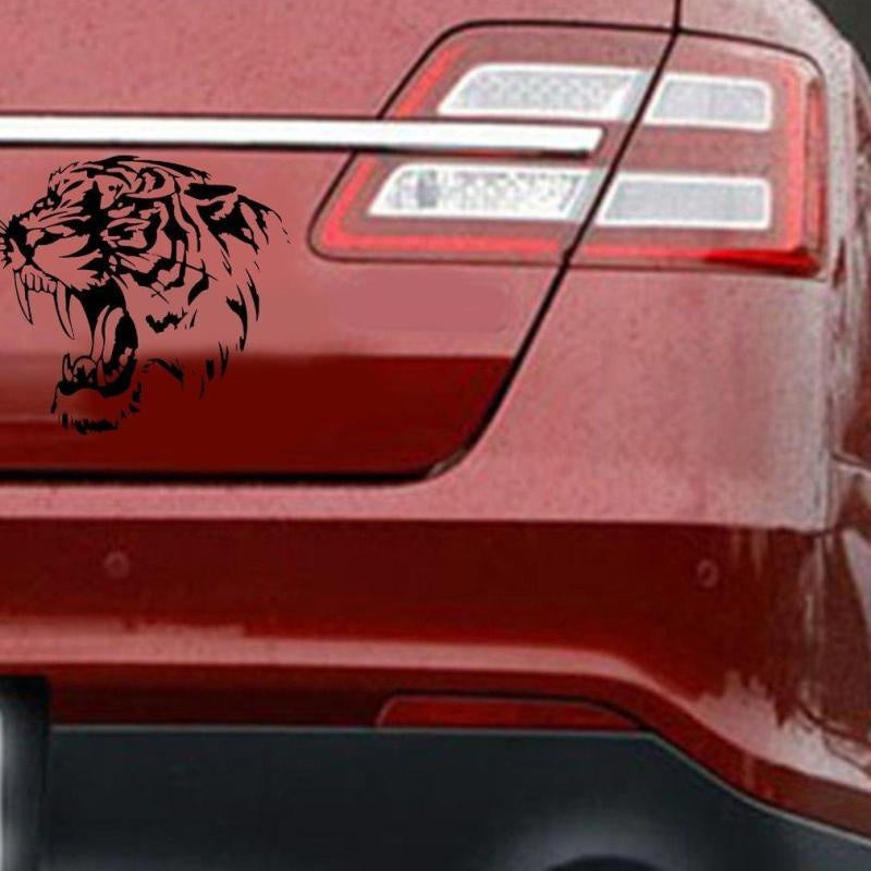 Best Selling Car Sticker Decal Tiger Head Car Motorcycle Helmet Side Sticker Decals