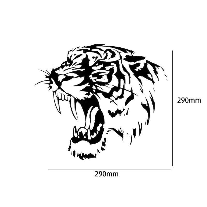 Best Selling Car Sticker Decal Tiger Head Car Motorcycle Helmet Side Sticker Decals