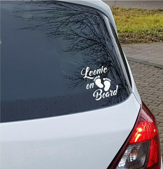 Aufkleber Aufkleber Auf Dem Auto Für Baby Kind Autoaufkleber Fuß Herz