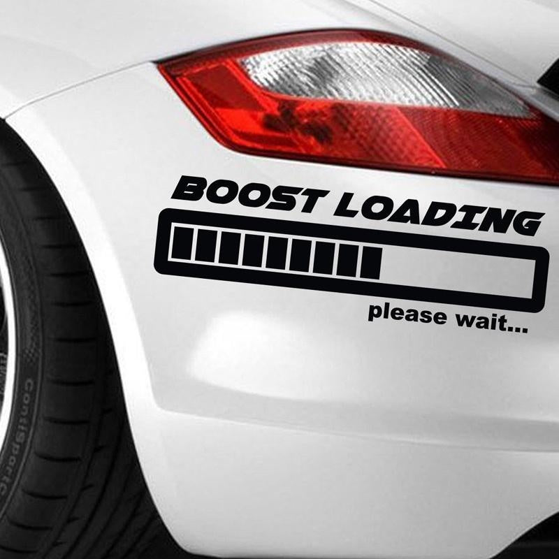 2017 NEW Boost Loading Please Wait Car Sticker