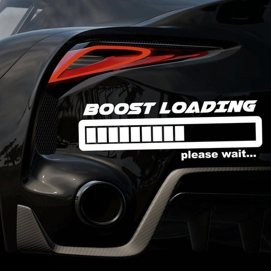 2017 NEW Boost Loading Please Wait Car Sticker