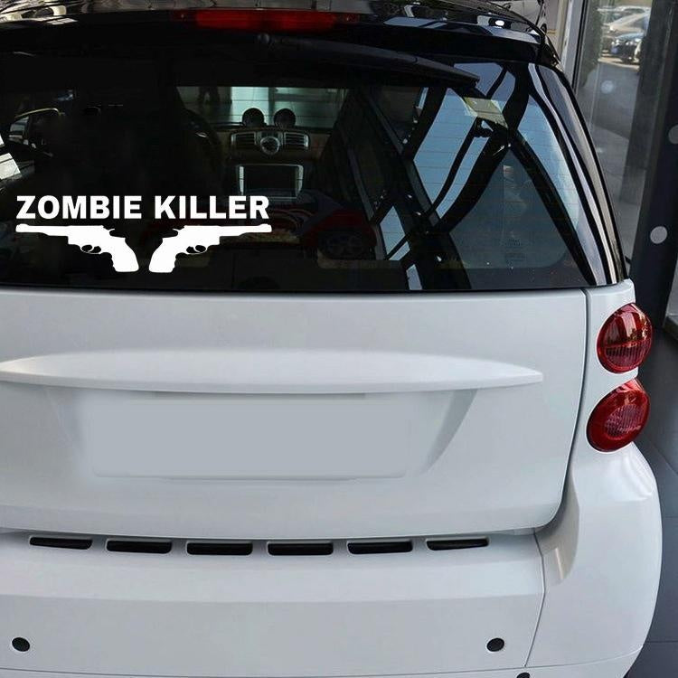 High-quality 1PCS 20CM*6.2CM Zombie Killer Sticker Decal JDM Drift Hoon Car Ute Car Stickers Car Styling Accessories Black