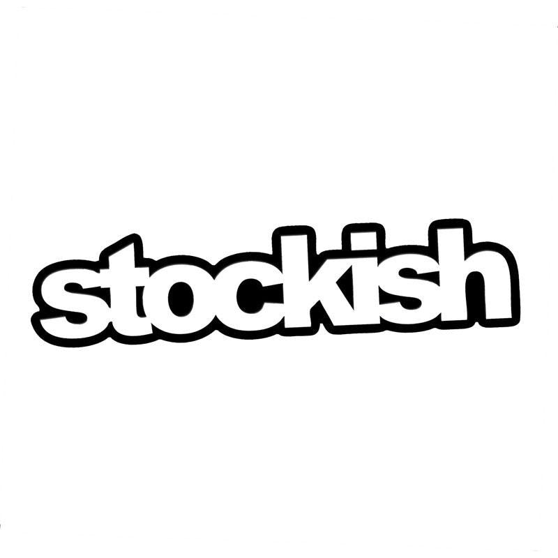 New Brand 15.5*3.5CM STOCKISH Funny Car Decal Stickers Car Styling Covers Car Motorcycle Window Accessories