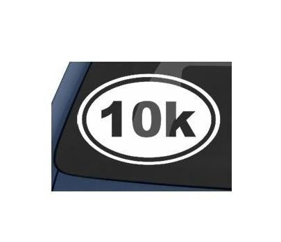 New Fashion 10k Running Oval Sticker car sticker