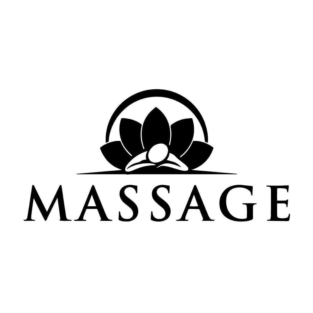 Excellent Massage yoga Wall Sticker Decal for Home Living Room Bedroom Family Wall Art Decor black