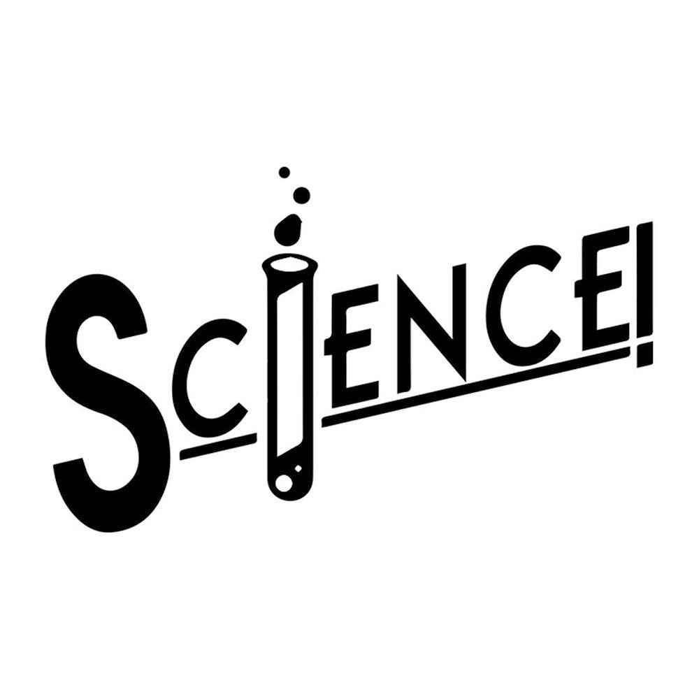 Science Experiment Vinyl Sticker Decal for Car Truck Window Bumper Black