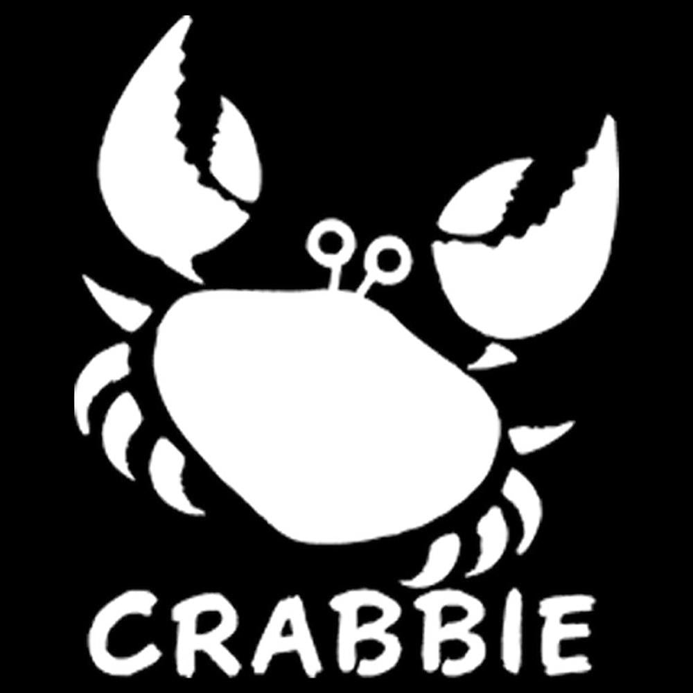 Sea Crabs Vinyl Sticker Decal for Car Truck Window Bumper White