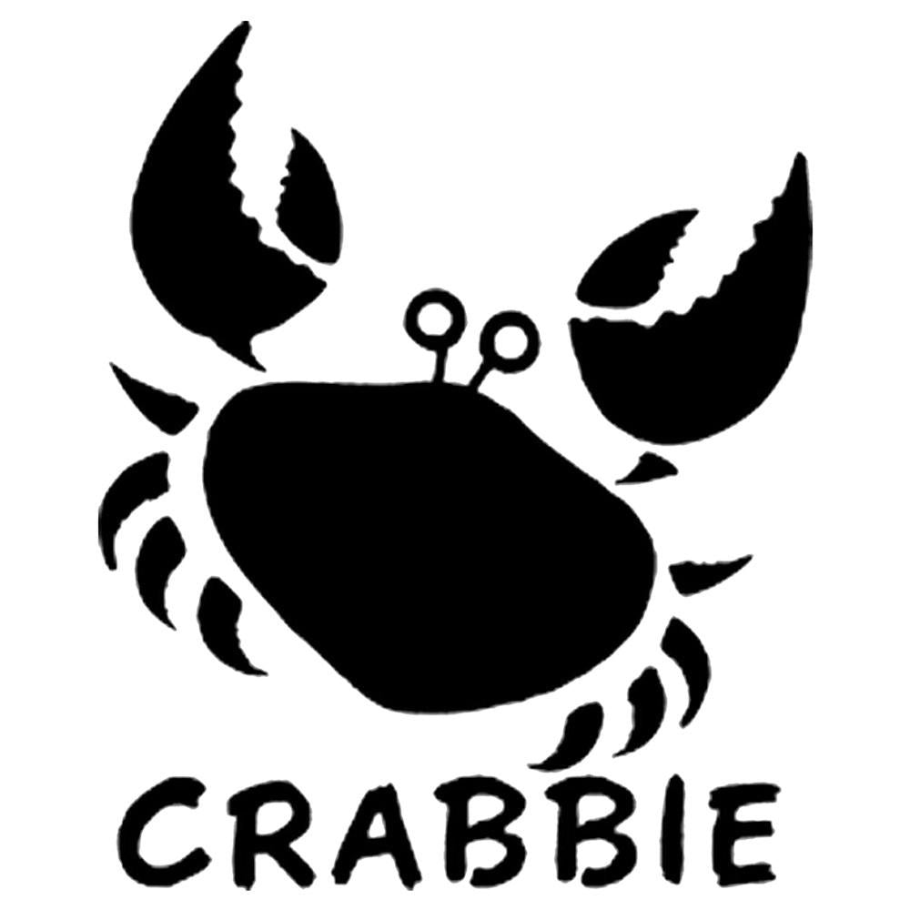 Sea Crabs Vinyl Sticker Decal for Car Truck Window Bumper Black