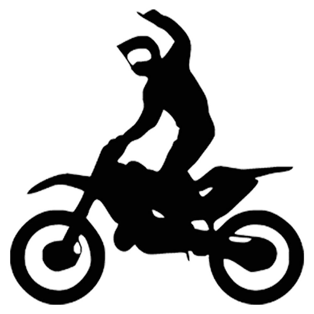 Motor Racing Sports Vinyl Sticker Decal for Car Truck Window Bumper Black