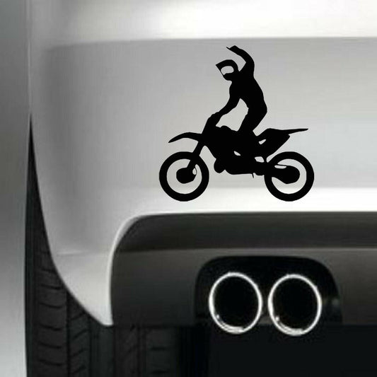 Motor Racing Sports Vinyl Sticker Decal for Car Truck Window Bumper Black