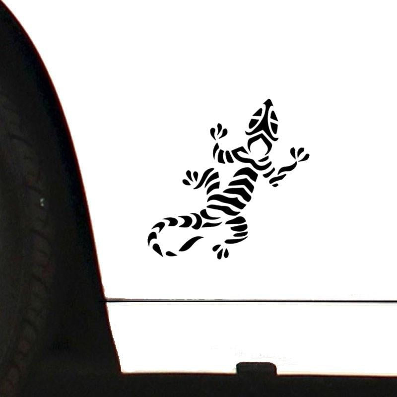 11.4CM*14.4CM Gecko Lizard Fashion Design Car Sticker Interesting Car Styling Decals 6 Colors