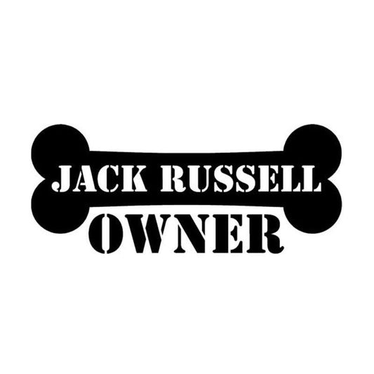 15cm*6.4cm Jack Russell Owner Vinyl Creative Personality Head Applique Accessories C5-0366