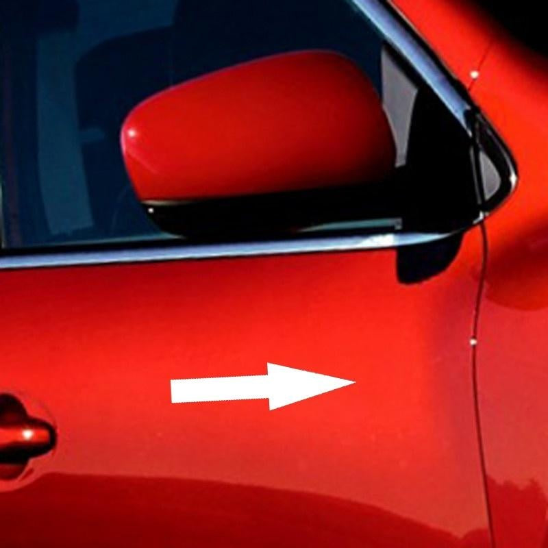 11.9CM*3.1CM Vinyl Decal Long Arrow Car Sticker Funny Decor Black Silver C10-02224