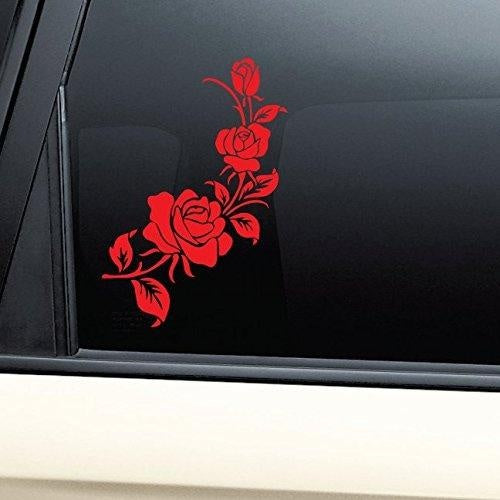 Red Roses Vinyl Decal Car Truck Bumper Window Sticker