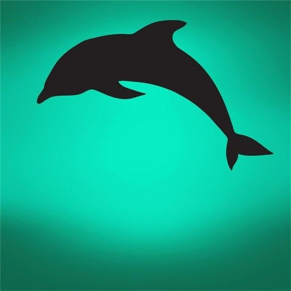 Sea Animal Dolphin Decal Bathroom Living Room Vinyl Carving Wall Decal Sticker for  Room Home Window Decoration