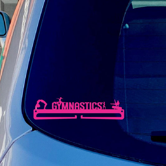 Medal Holder Funny Vinyl Sticker Decal for Car Truck Window Bumper Pink