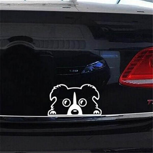 UNA Waterproof Cute Puppy Pattern Car Car Trunk Sticker Sticker Car Stickers Decals