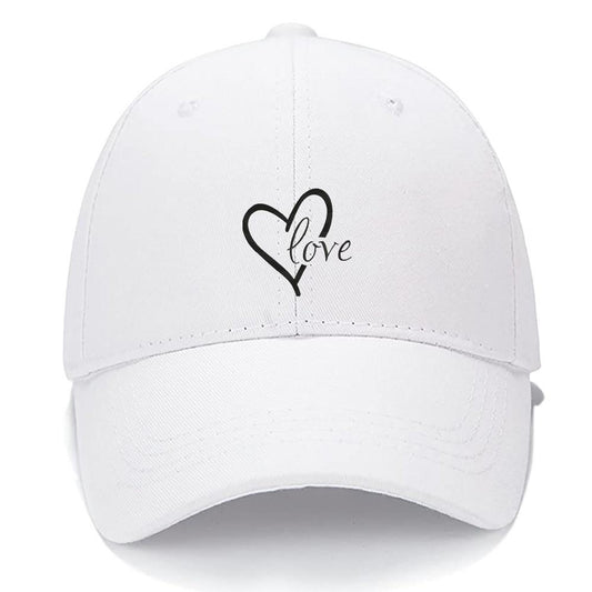 LOVE2 Men Women Unisex Baseball Cap Classic Low Profile Adjustable Strapback Baseball Cap Dad-Hat