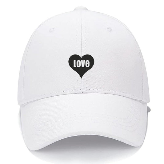 LOVE Men Women Unisex Baseball Cap Classic Low Profile Adjustable Strapback Baseball Cap Dad-Hat