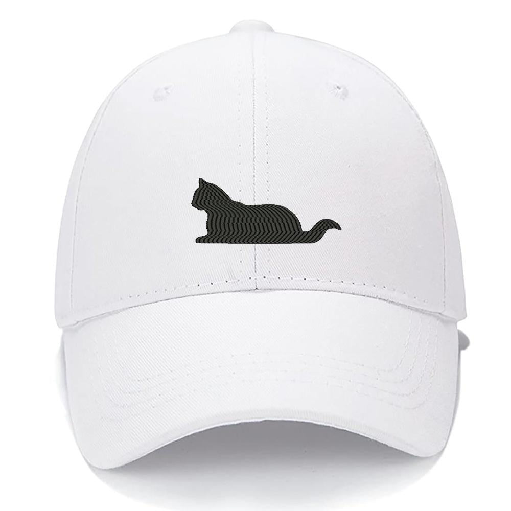 Lying Cat Men Women Unisex Baseball Cap Classic Low Profile Adjustable Strapback Baseball Cap Dad-Hat