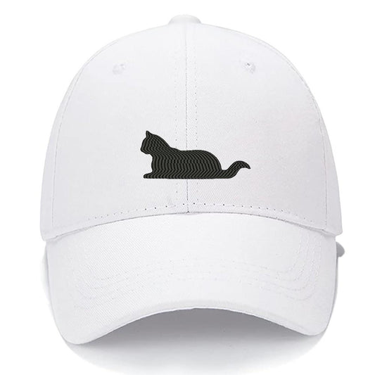 Lying Cat Men Women Unisex Baseball Cap Classic Low Profile Adjustable Strapback Baseball Cap Dad-Hat