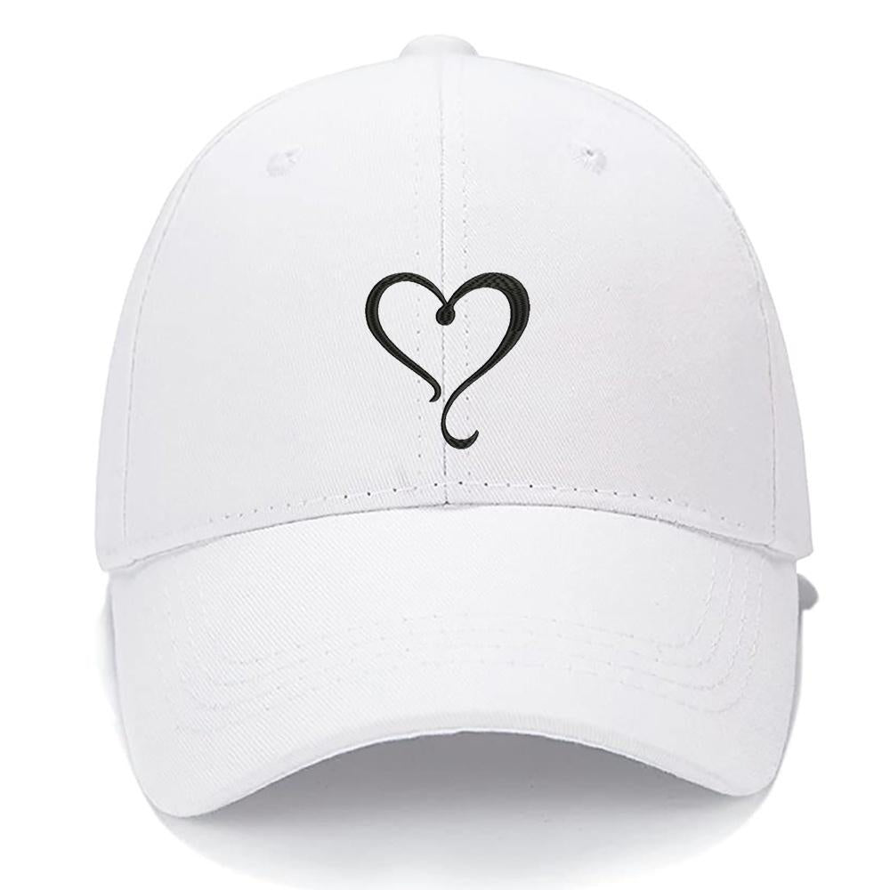 Heart Interlocking Men Women Unisex Baseball Cap Classic Low Profile Adjustable Strapback Baseball Cap Dad-Hat