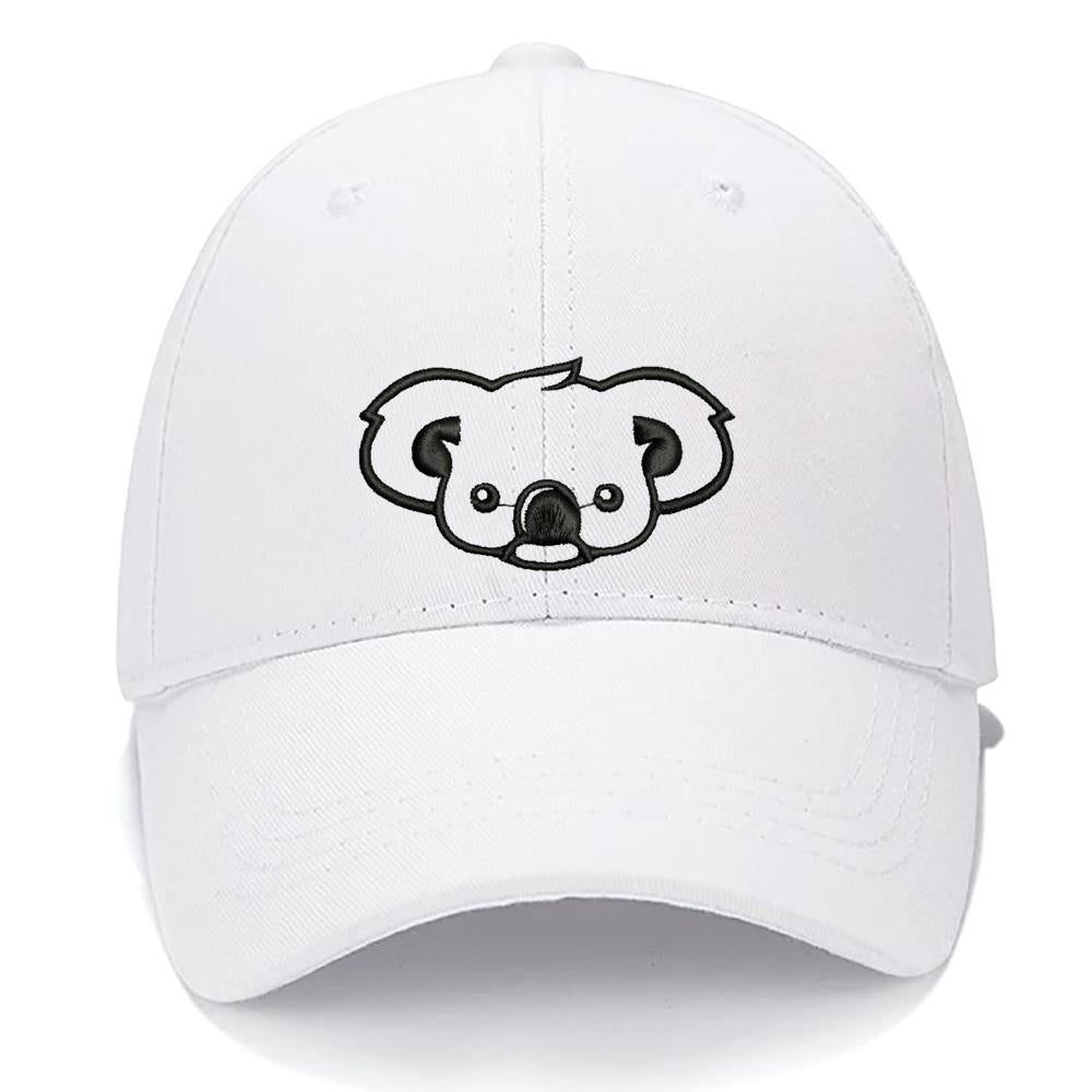 Koala Men Women Unisex Baseball Cap Classic Low Profile Adjustable Strapback Baseball Cap Dad-Hat