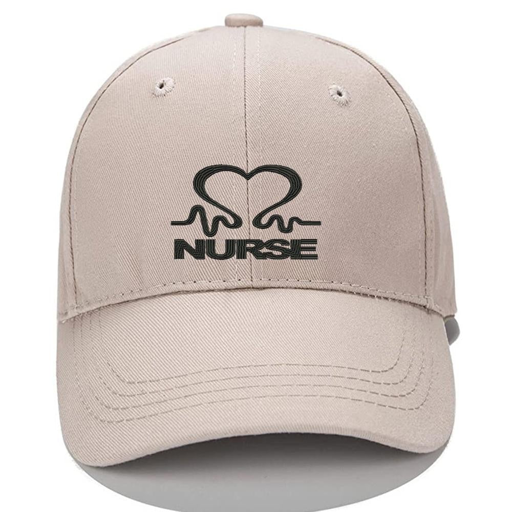 NURSE HEART BEAT OF LIFE LEFT OR RIGHT Men Women Unisex Baseball Cap Classic Low Profile Adjustable Strapback Baseball Cap Dad-Hat