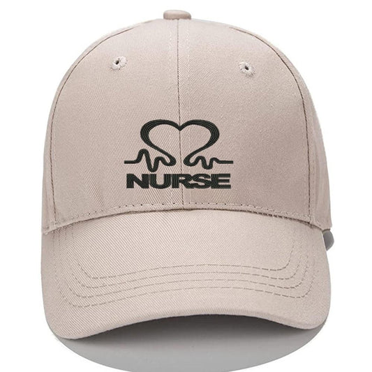 NURSE HEART BEAT OF LIFE LEFT OR RIGHT Men Women Unisex Baseball Cap Classic Low Profile Adjustable Strapback Baseball Cap Dad-Hat