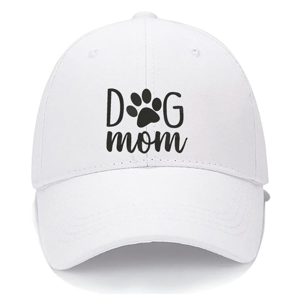 DOG MOM Men Women Unisex Baseball Cap Classic Low Profile Adjustable Strapback Baseball Cap Dad-Hat