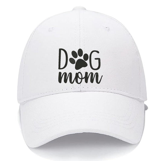 DOG MOM Men Women Unisex Baseball Cap Classic Low Profile Adjustable Strapback Baseball Cap Dad-Hat