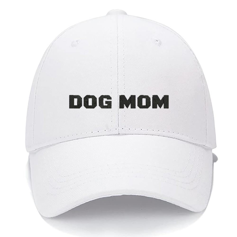 DOG MOM Men Women Unisex Baseball Cap Classic Low Profile Adjustable Strapback Baseball Cap Dad-Hat