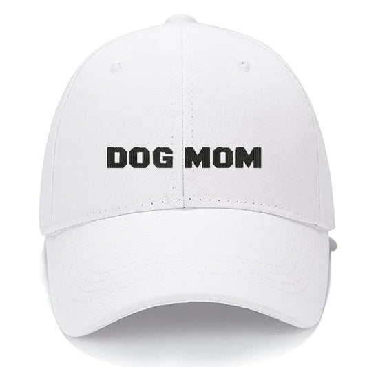 DOG MOM Men Women Unisex Baseball Cap Classic Low Profile Adjustable Strapback Baseball Cap Dad-Hat