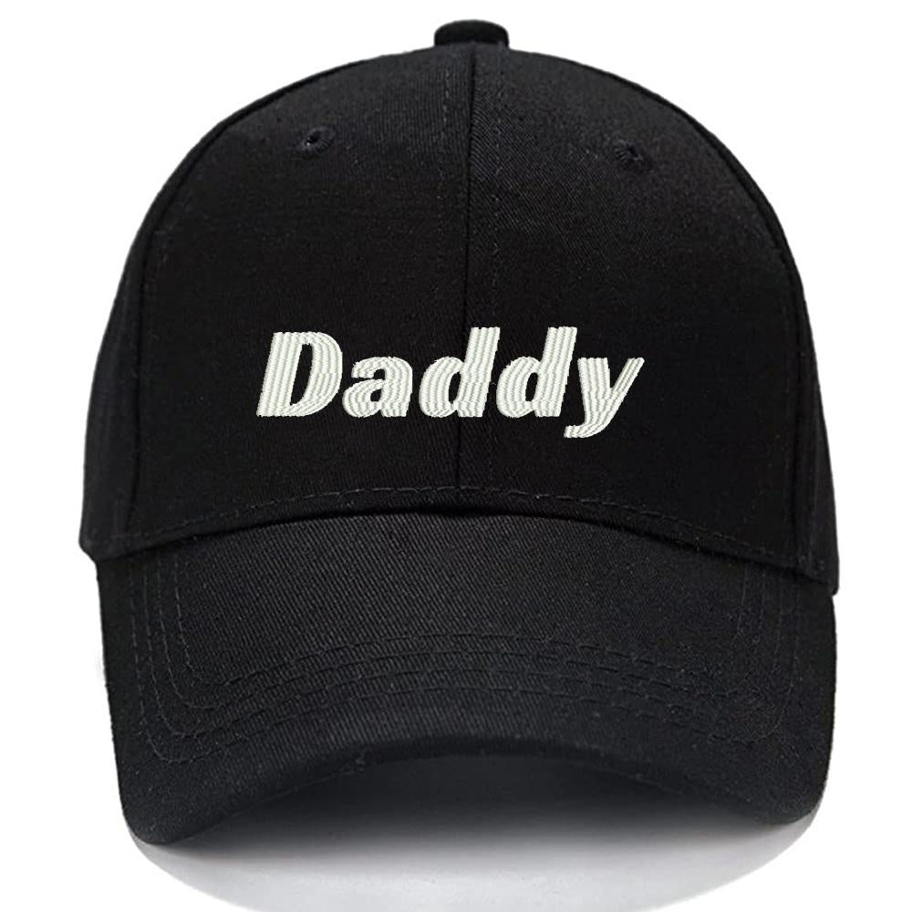 DADDY Men Women Unisex Baseball Cap Classic Low Profile Adjustable Strapback Baseball Cap Dad-Hat D-124TE