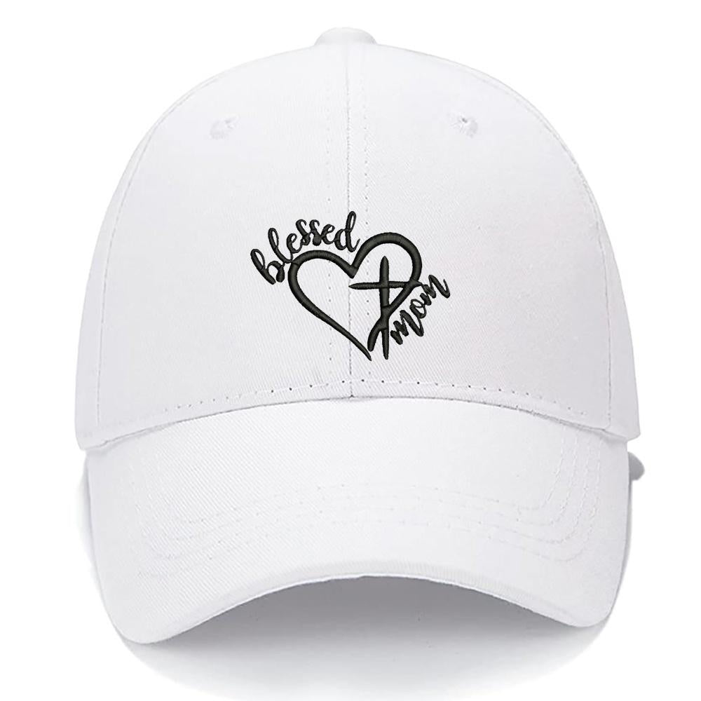 Blessed Mom Men Women Unisex Baseball Cap Classic Low Profile Adjustable Strapback Baseball Cap Dad-Hat