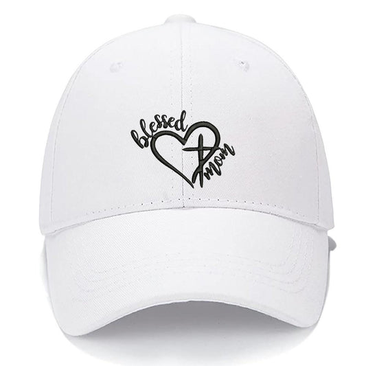 Blessed Mom Men Women Unisex Baseball Cap Classic Low Profile Adjustable Strapback Baseball Cap Dad-Hat