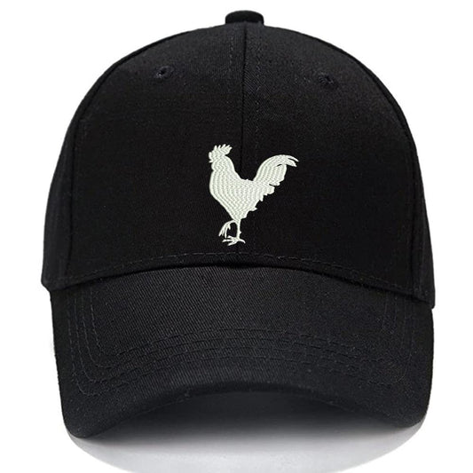 ROOSTER Farm Animal Chicken Bird Cock Men Women Unisex Baseball Cap Classic Low Profile Adjustable Strapback Baseball Cap Dad-Hat